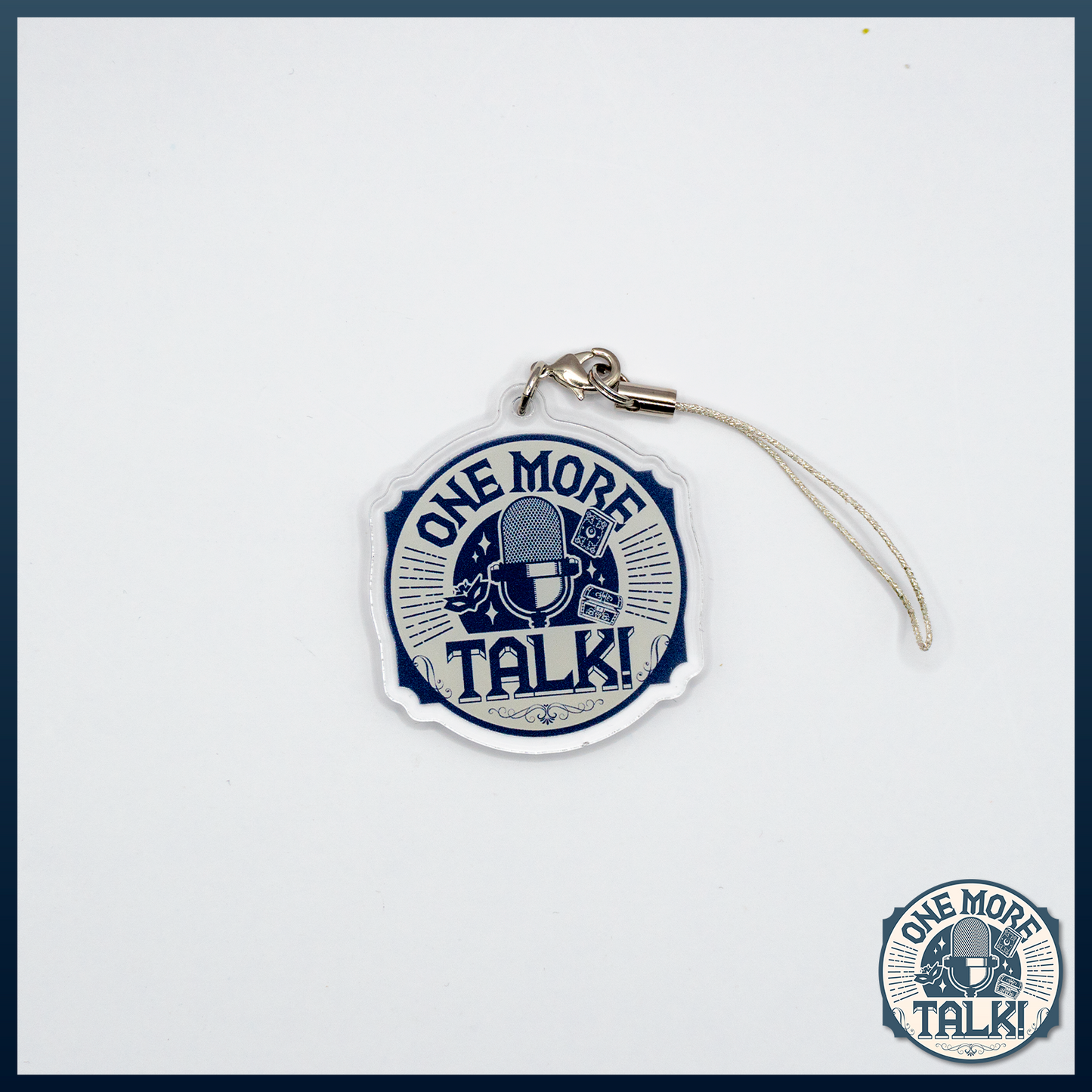 オリジナルロゴアクリルキーホルダー - ワン・モア・トーク!